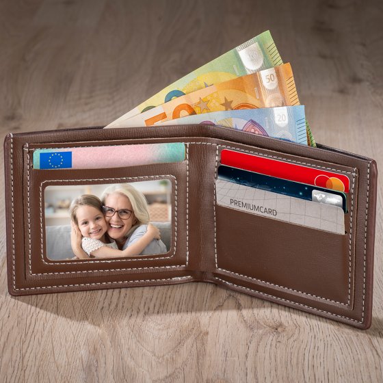 IHR GESCHENK: HERREN-GELDBÖRSE 