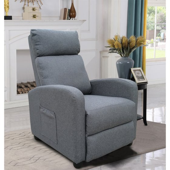 Relaxsessel Corrado Leinen Grau 