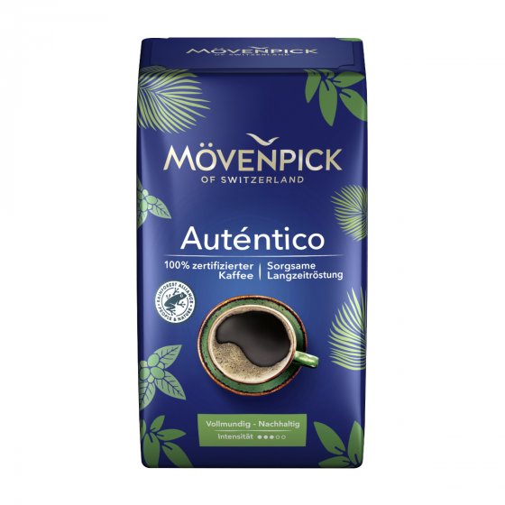 Mövenpick El Autentico aromatischer Röstkaffee gemahlen Packung 500g 