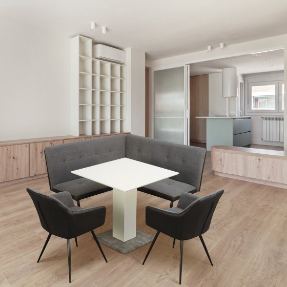 Sitzgruppe Anthrazit/Grau/Weiß Joschka 