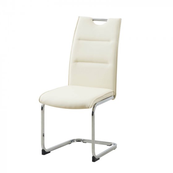 Schwingstuhl 4er Set PU creme DannyC 