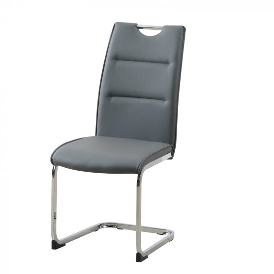 Schwingstuhl 4er Set PU grau DannyC 