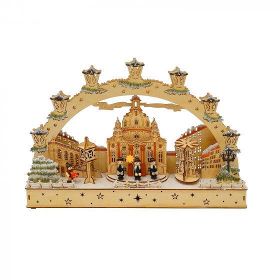 LED Schwibbogen Dresden Frauenkirche 