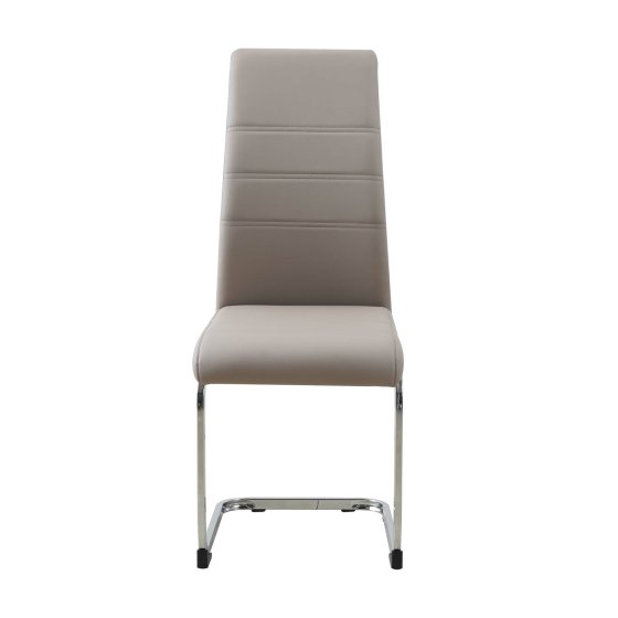Schwingstuhl 2er Set PU cappuccino SallyC 