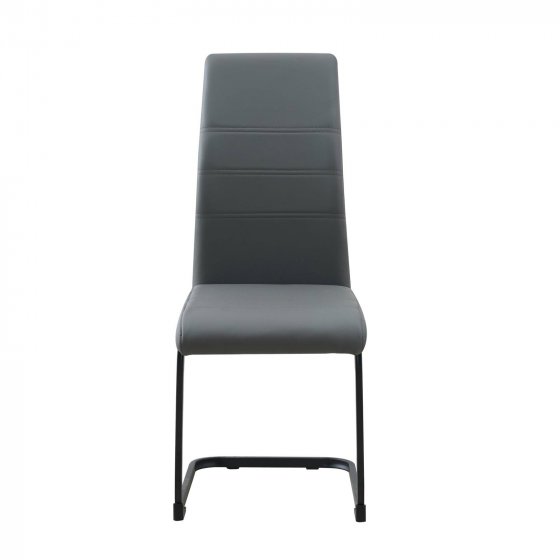 Schwingstuhl 4er Set PU grau SallyP 