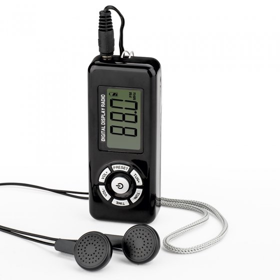 Ihr Geschenk: Mini-Radio mit Kopfhörer