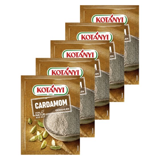 Kotanyi Cardamon gemahlen, 5er Pack 