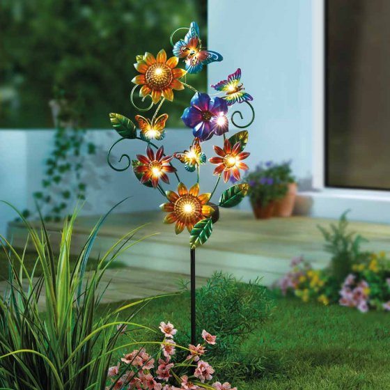 Solar-Stecker-Blumen