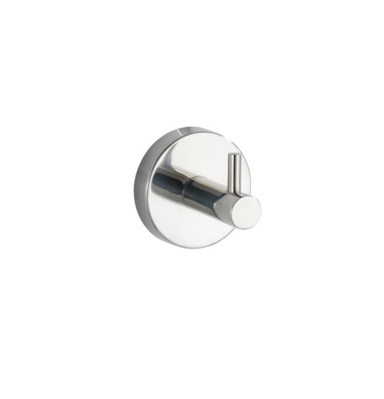 Wandhaken Uno Mod. Bosio Edelstahl glänzend 2er Set, rostfrei 