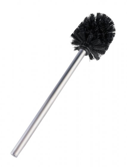WC-Bürste mit Edelstahlstiel Matt 3er Set, Ø 8 x 35 cm 
