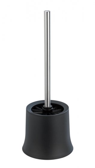 WC-Garnitur Mod. Basic Schwarz 2er Set, inklusive WC-Bürste 