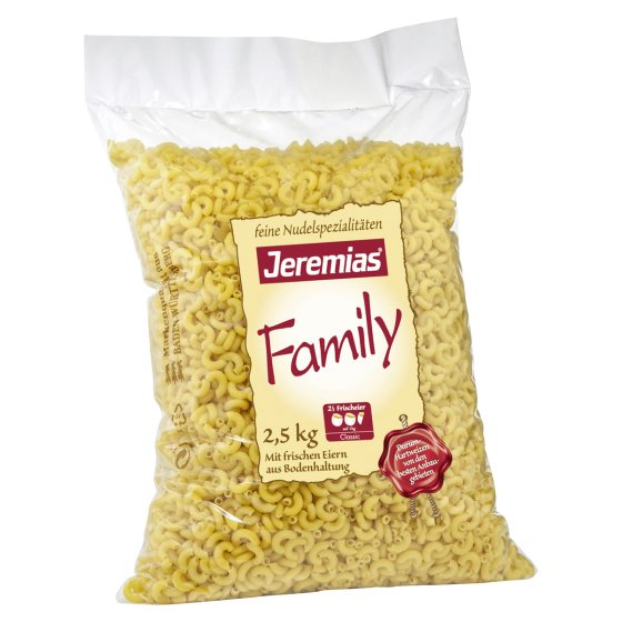 Jeremias Hörnchen Classic Family Nudeln mit frischen Eiern 2500g 