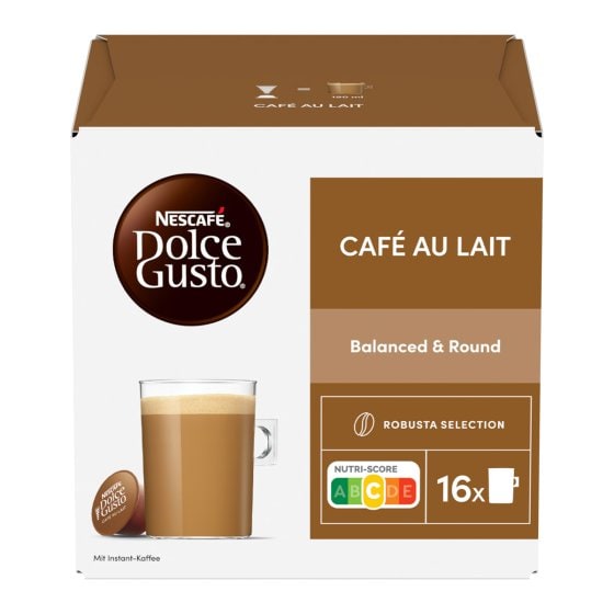 Nescafe Dolce Gusto Cafe Au Lait 2x16 Pods Kaffeegenuss 2er Pack 