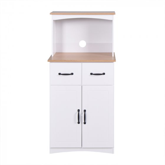 Moderner Küchenschrank mit viel Stauraum Landhausstil Weiß 