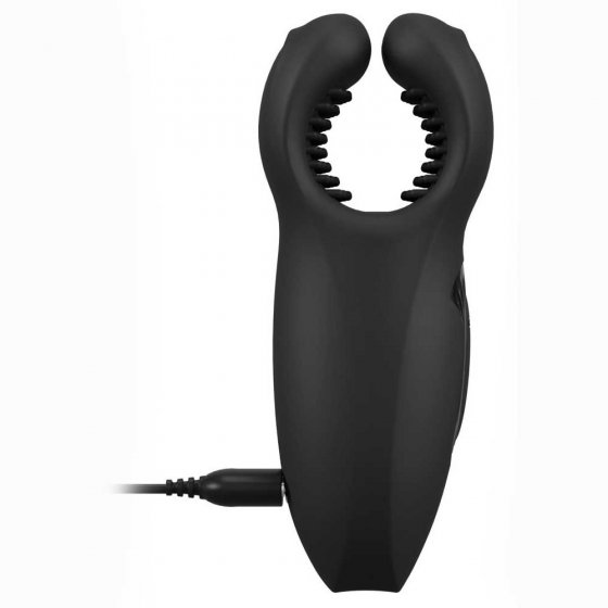 Masturbator mit massierenden Vibro-Flügeln 