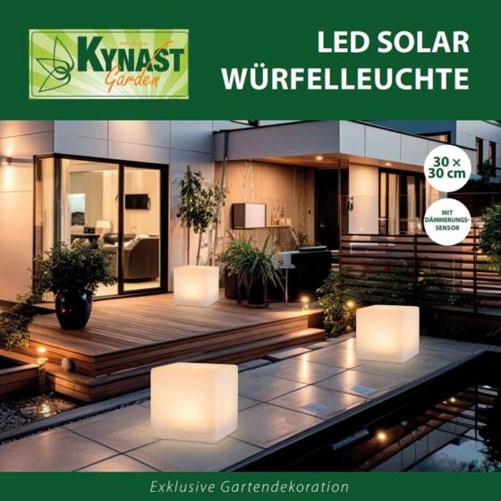 LED Solar-Würfelleuchte 2er-Set LED Solar-Würfelleuchte 2er-Set