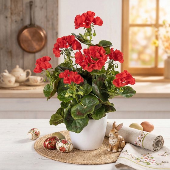 Kunstblume Geranie 