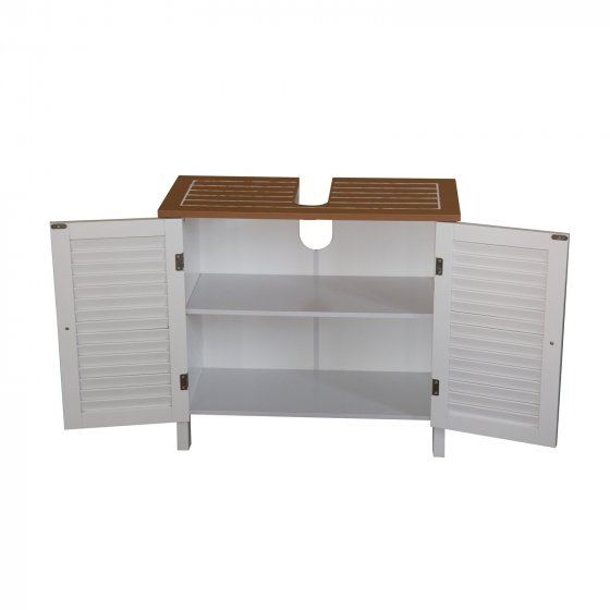 Waschbeckenunterschrank Bambus 