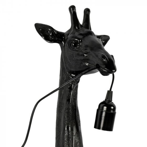 Lampe schwarz Giraffe 