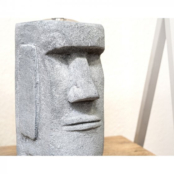 Öllampe Moai 