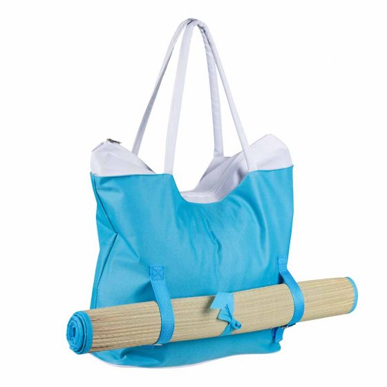 Strandtasche mit Strandmatte