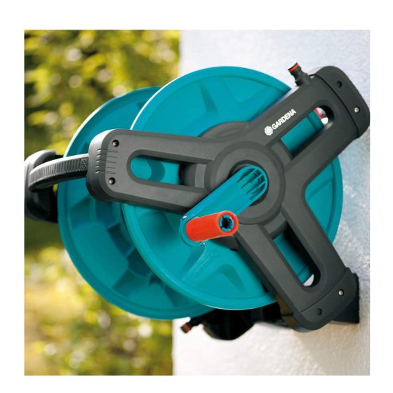 Gardena Classic Wand-Schlauchtrommel 50 Set 8009-20 mit 20m Schlauch 