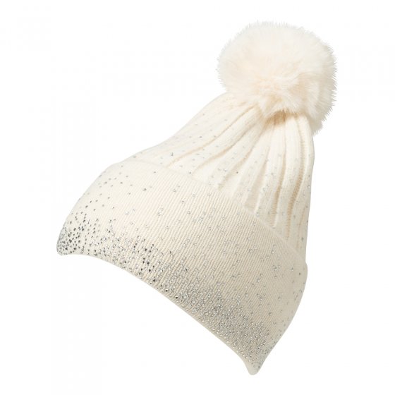 Strickmütze mit Glitzer  