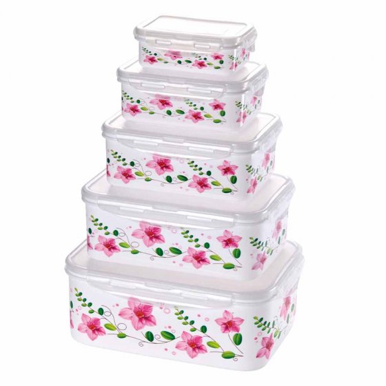 Klickdosen-Set"Clematis"10Tlg.