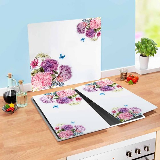 Abdeckplatten "Hortensie"2er-S
