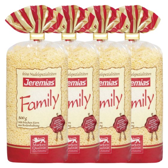 Jeremias Suppen Buchstaben Frischei Family Nudeln 500g 4er Pack 