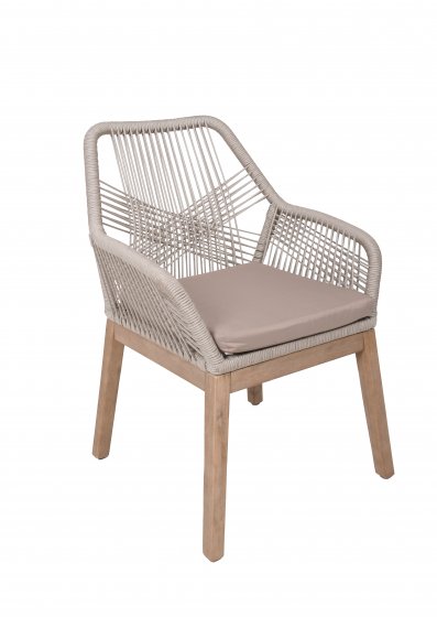 Sitzgruppe "POMONA" braun, 4er-Set 