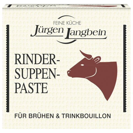 Jürgen Langbein Rinder Suppen Paste für Trinkbouillons 50g 10er Pack 
