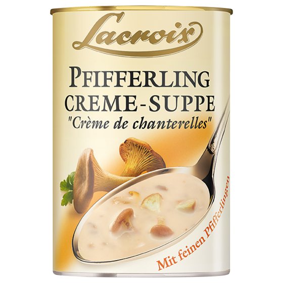 Lacroix Pfifferling Creme Suppe fein mit Pfifferlingen 400ml 3er Pack 