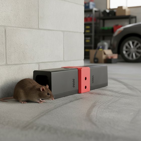 Flexible Doppelfalle für Ratten 