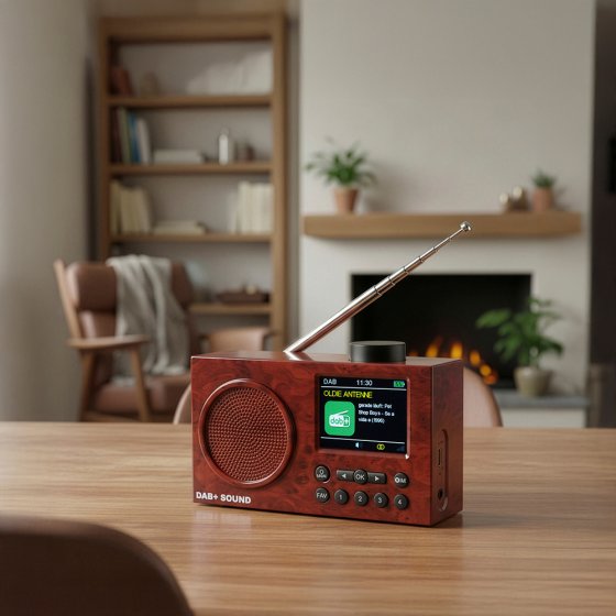 Kompaktes DAB+-Radio mit Farbdisplay 