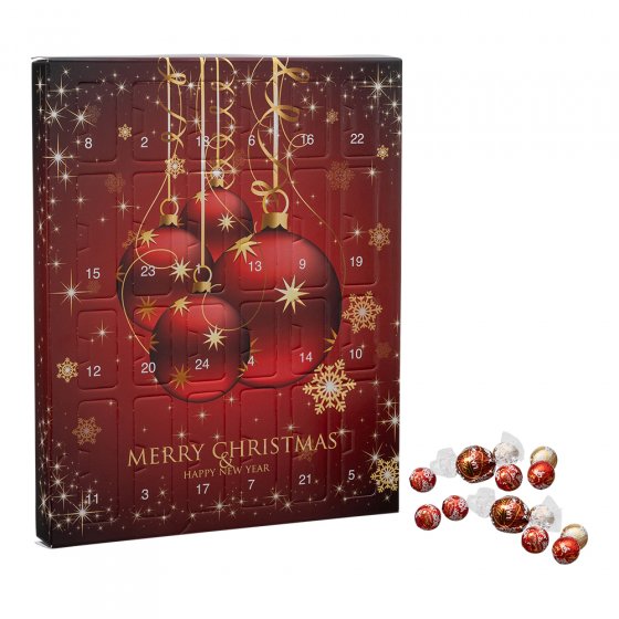 Adventskalender mit Lindt Schokolade