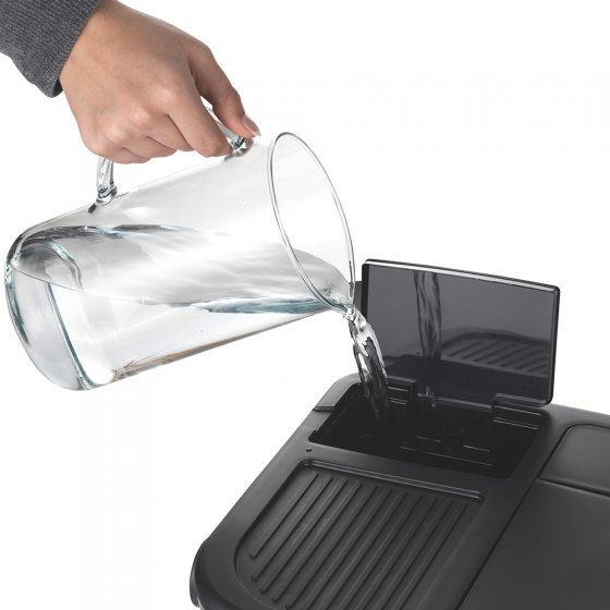 Barista Kaffee und Espressomaschine 