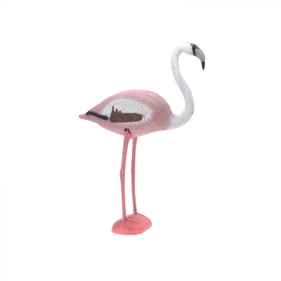 Garten-Figur Flamingo Rosa-Weiß 