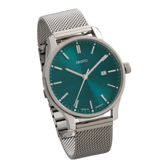 Herren Milanaise Uhr  Grün