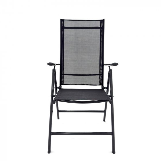 2er Set moderner Gartenstühle mit 5-fach verstellbarer Rückenlehne 