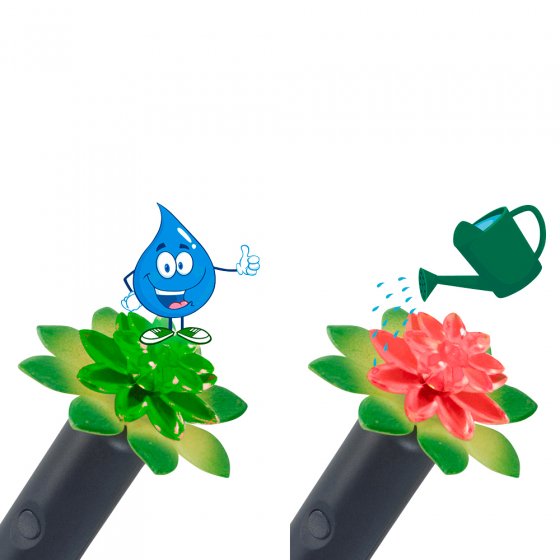 Feuchtesensor mit LED-Ampelsystem 