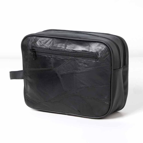 Premium Leder Kulturbeutel 