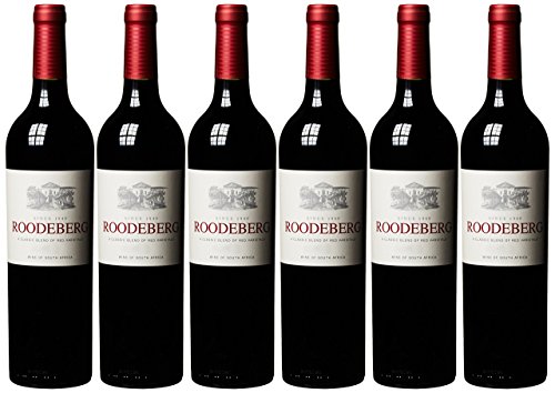 KWV Roodeberg  Western Cape Rotwein trocken aus Südafrika 750ml 6er Pack 