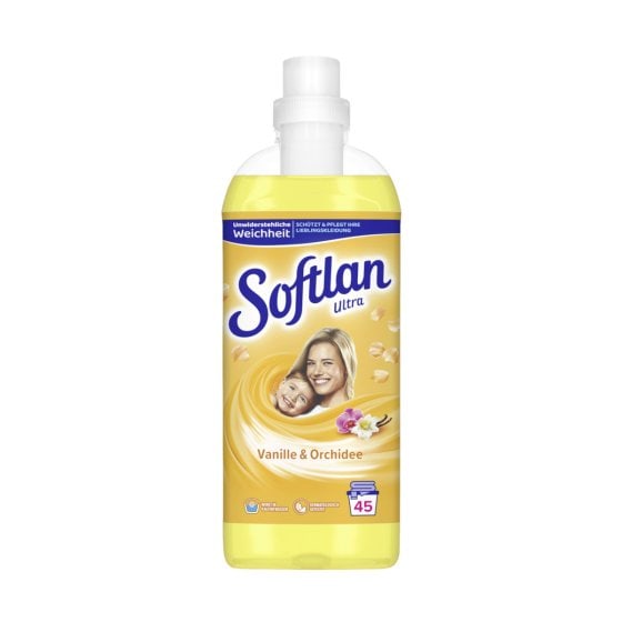Softlan Vanille und Orchidee Duft für 45 Waschladungen 1000ml 4er Pack 
