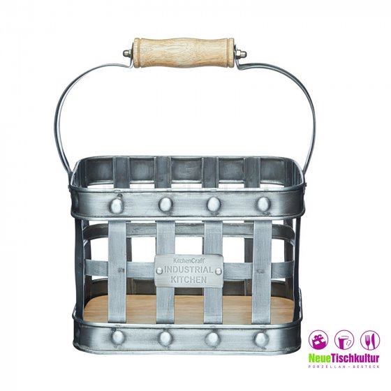 Metallkorb mit Henkel Industrial Kitchen 