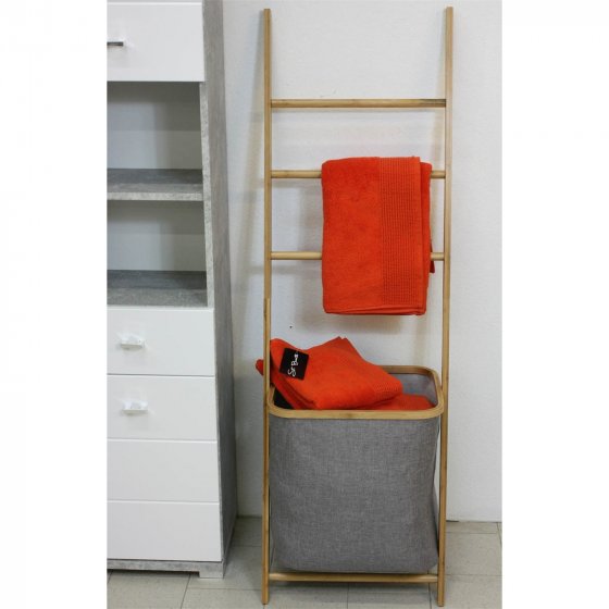 Wäscheleiter mit Wäschesack Stilvolle 2-in-1 Lösung 