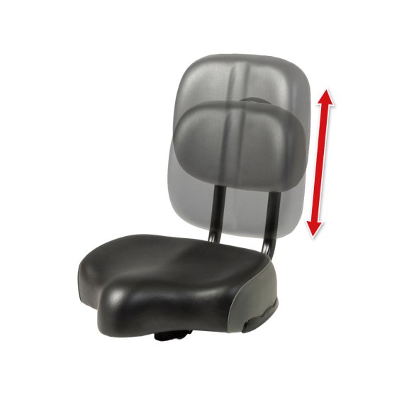 Sattel mit Rückenlehne 