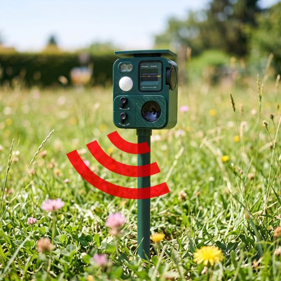 Ultraflexibler Solar-Tiervertreiber 