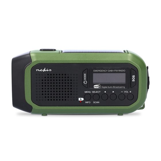 DAB+-Kurbel-und Solarradio 