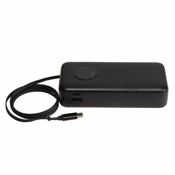Power-Ladegerät mit integriertem USB-C-Kabel 